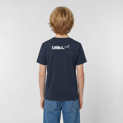 Boa's T-Shirt Splash White Edition Life is not just black and white - Navy