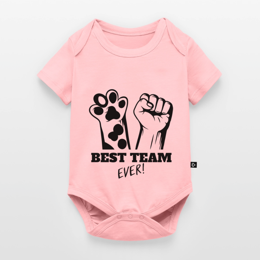 Best Team Ever Kurzarm-Body Black Edition - LiNBW.