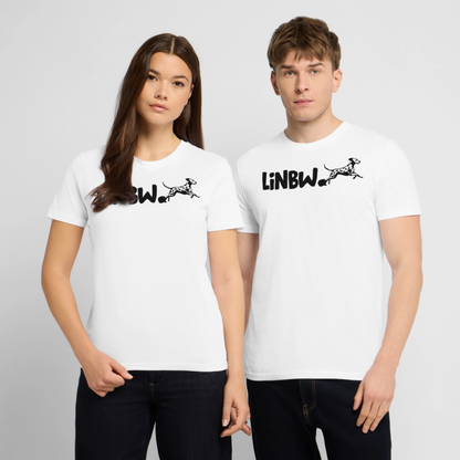 LiNBW. Unisex T-Shirt Premium Crew Black Edition Life is not just black and white - LiNBW.