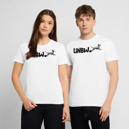 LiNBW. Unisex T-Shirt Premium Crew Black Edition Life is not just black and white - LiNBW.