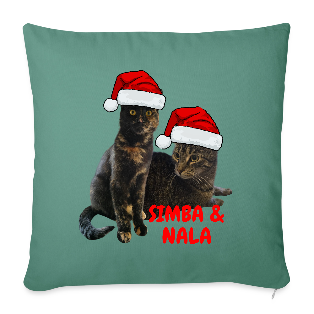 Simba´s und Nala´s Kissen Weihnachtsedition - Tanngrün