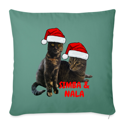 Simba´s und Nala´s Kissen Weihnachtsedition - Tanngrün