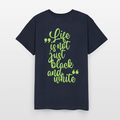 LiNBW. Crew T-Shirt Green Edition Life is not just black and white - LiNBW.