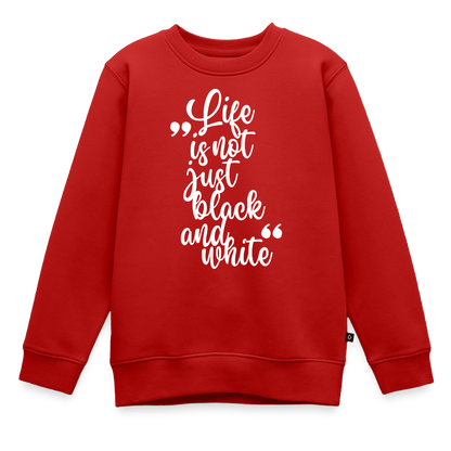 Life is not just black and white Pullover White Edition - LiNBW.