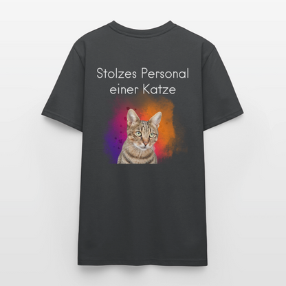 Pedro's Unisex T-Shirt Premium CAT DAD White Edition Stolzes Personal einer Katze - LiNBW.