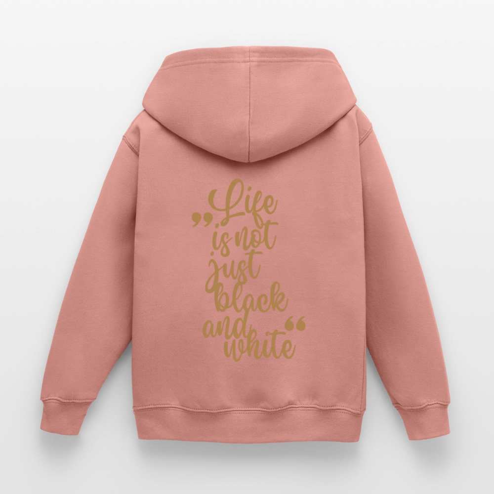 LiNBW. Crew Hoodie Life is not just black and white Edition Brown - LiNBW.