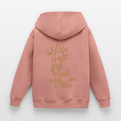 LiNBW. Crew Hoodie Life is not just black and white Edition Brown - LiNBW.