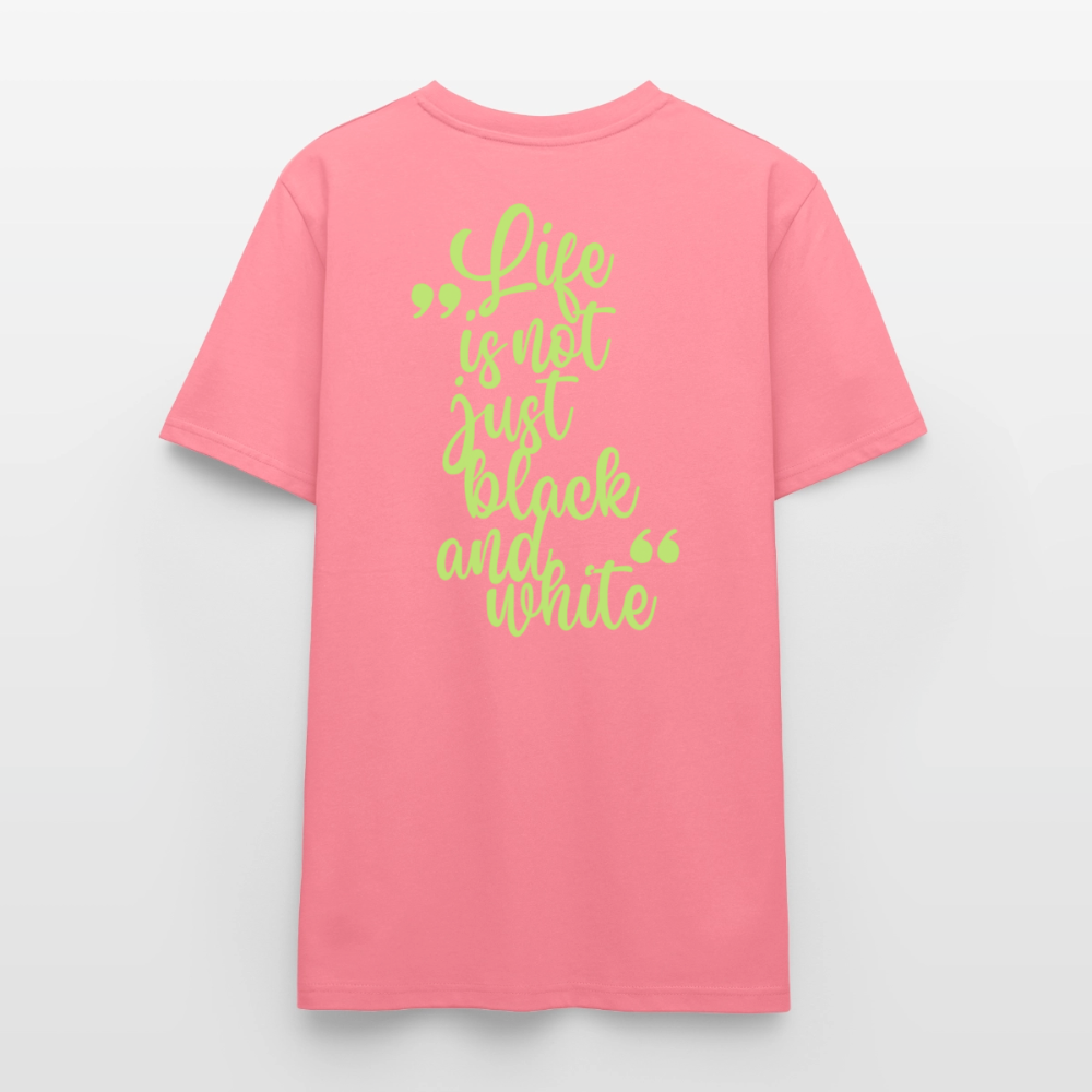 LiNBW. Unisex T-Shirt Premium Crew Green Edition Life is not just black and white - LiNBW.