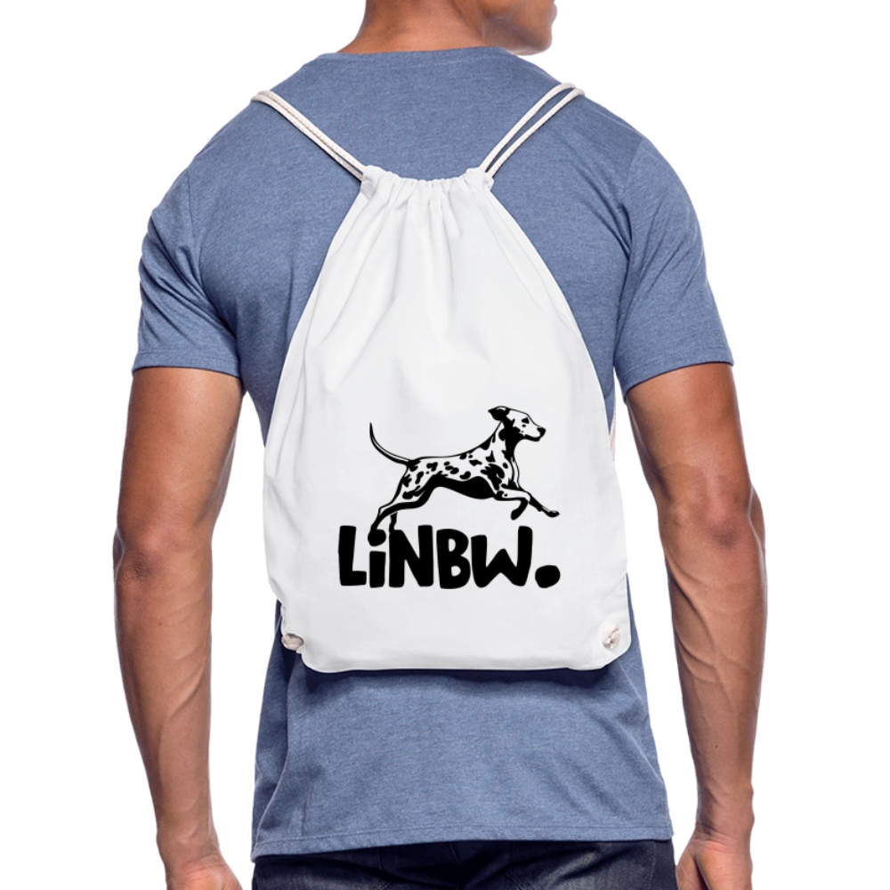 LiNBW. Turnbeutel Black Edition - Weiß