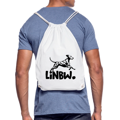 LiNBW. Turnbeutel Black Edition - Weiß