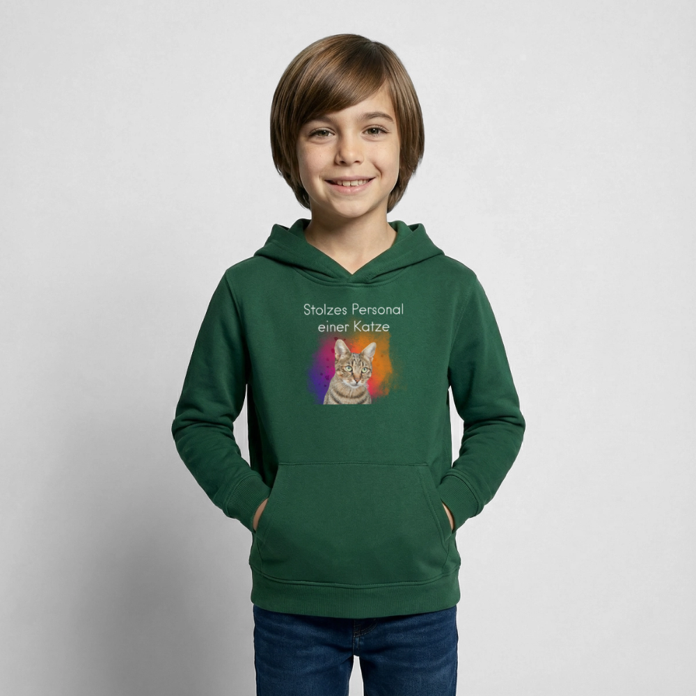 Pedro's Hoodie Stolzes Personal einer Katze White Edition - LiNBW.