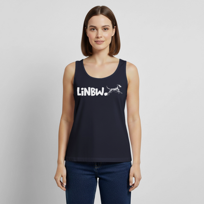 LiNBW. Tank Top Premium White Edition Life is not just black and white - Navy