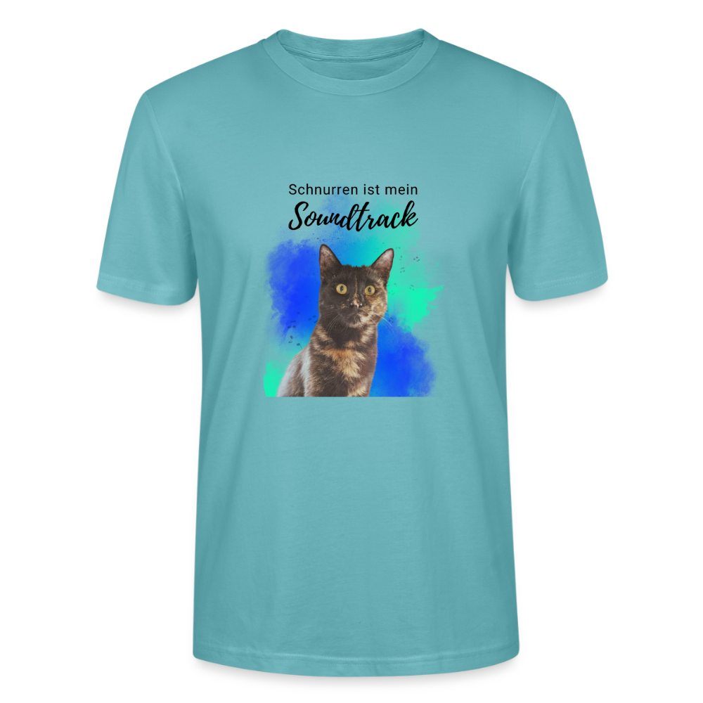 Nala's Unisex T-Shirt Premium Schnurren ist mein Soundtrack Black Edition - Pastelltürkis