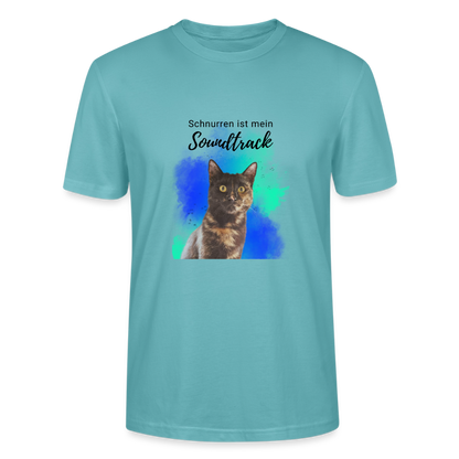Nala's Unisex T-Shirt Premium Schnurren ist mein Soundtrack Black Edition - Pastelltürkis