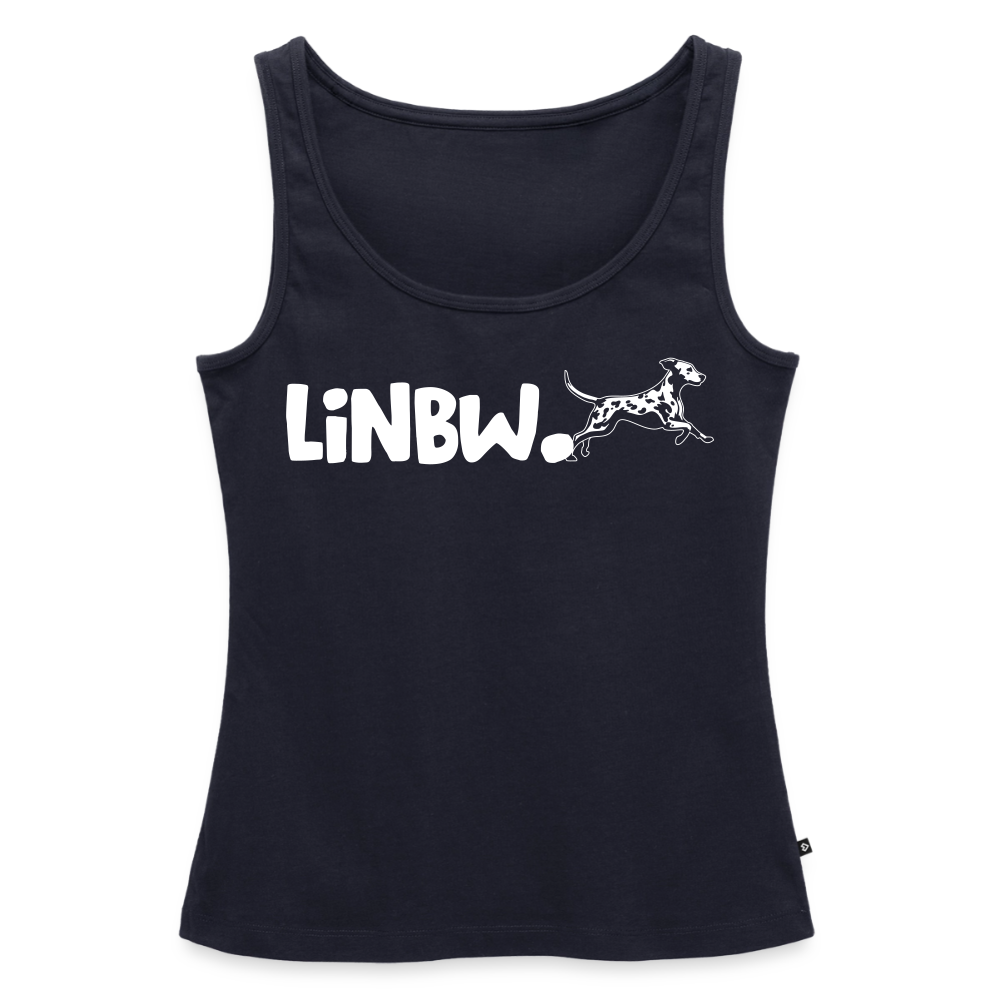 LiNBW. Tank Top Premium White Edition Life is not just black and white - Navy