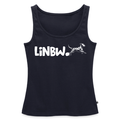 LiNBW. Tank Top Premium White Edition Life is not just black and white - Navy