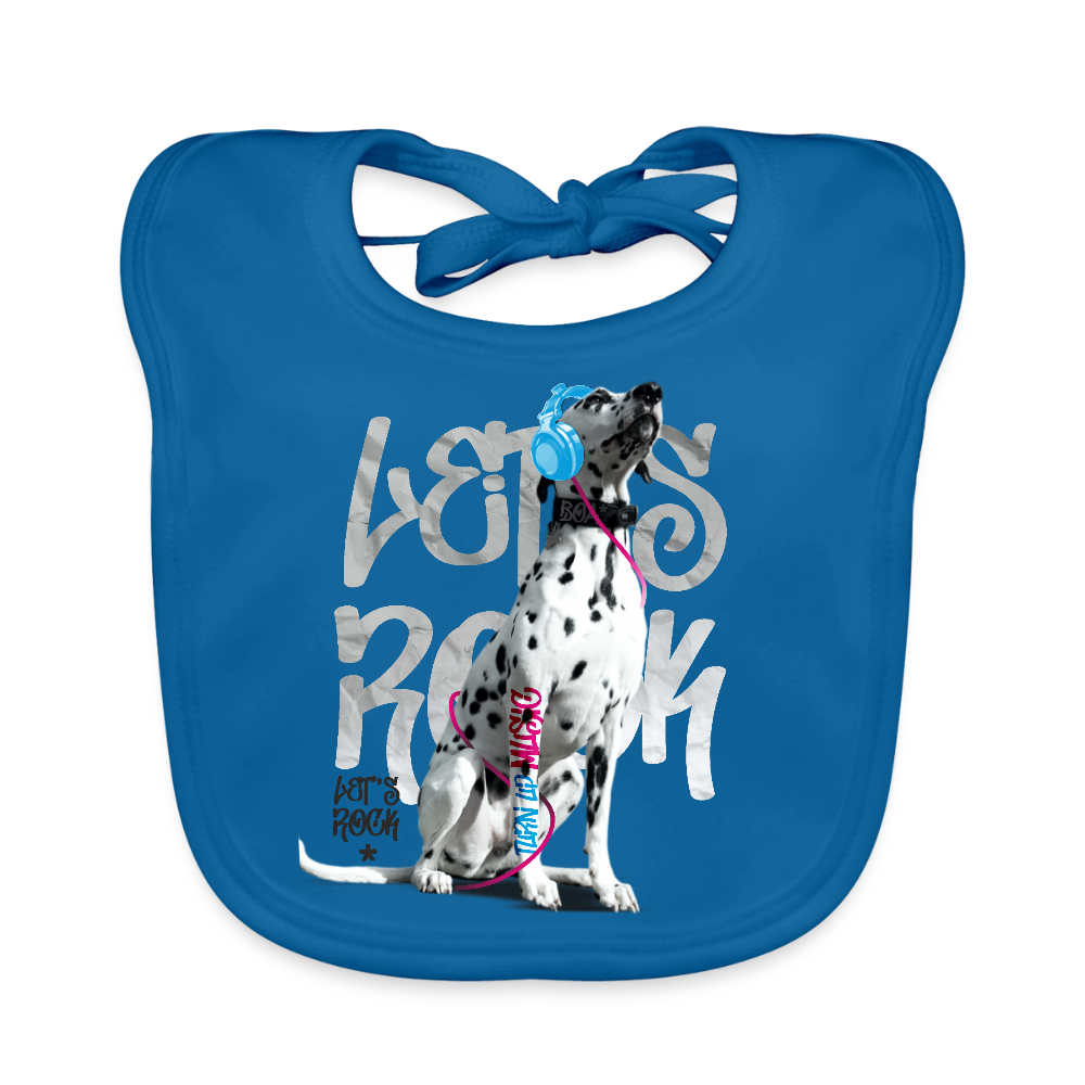 Boa´s Lätzchen Let´s Rock - Pfauenblau