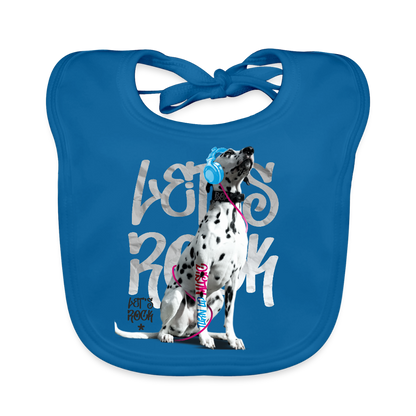 Boa´s Lätzchen Let´s Rock - Pfauenblau