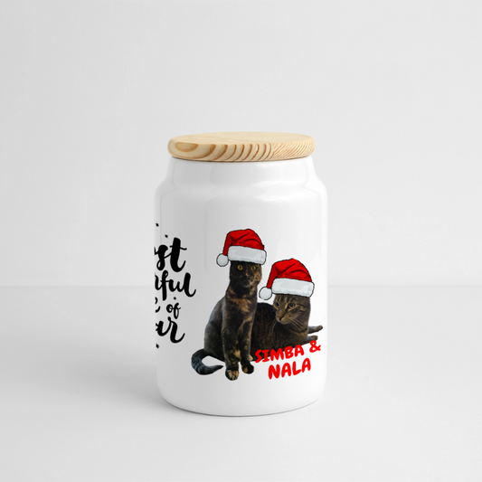 Simba´s und Nala´s Keksdose Weihnachtsedition - Weiß