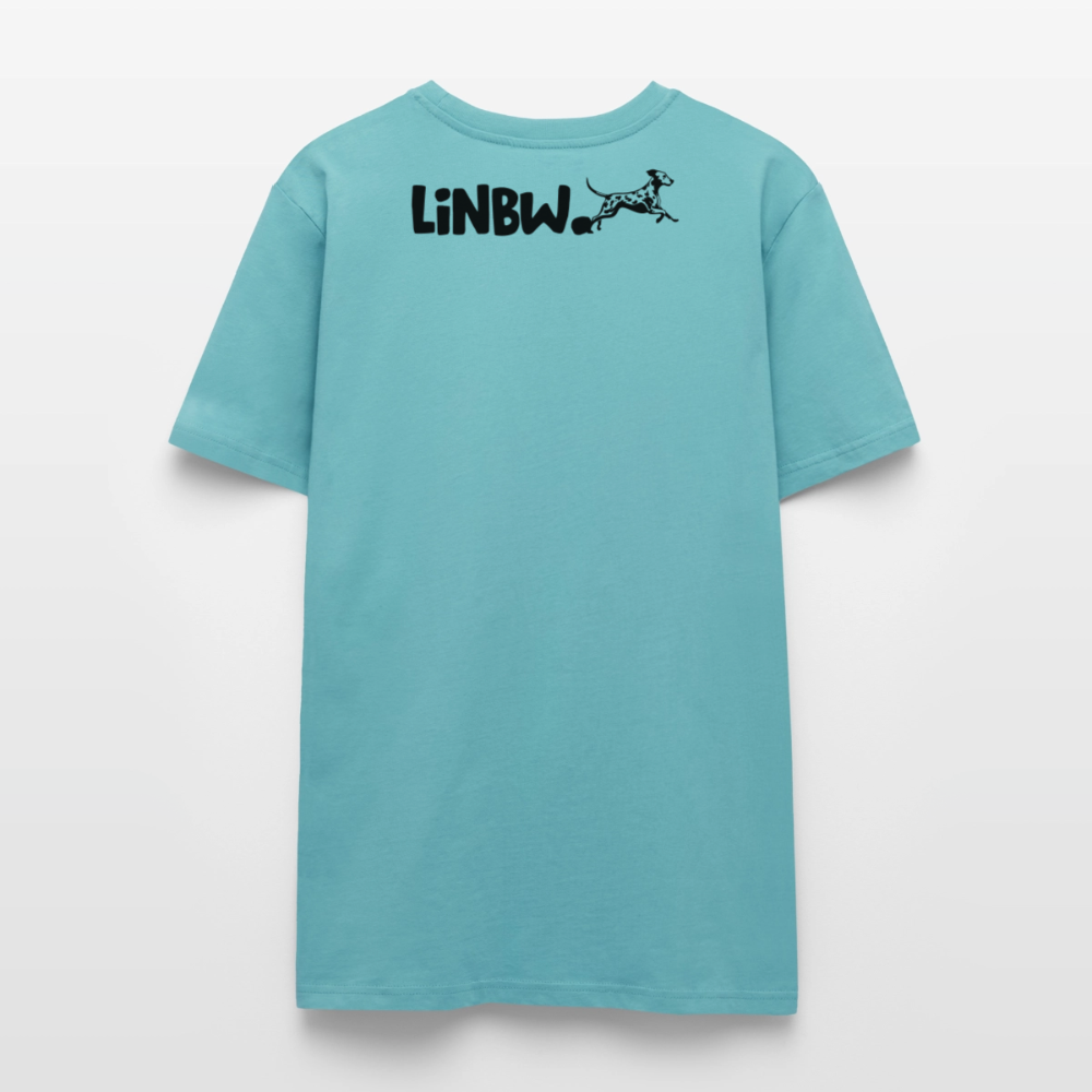 Life is not just black and white Unisex T-Shirt Premium Black Edition - Pastelltürkis