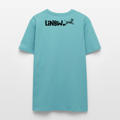 Life is not just black and white Unisex T-Shirt Premium Black Edition - Pastelltürkis
