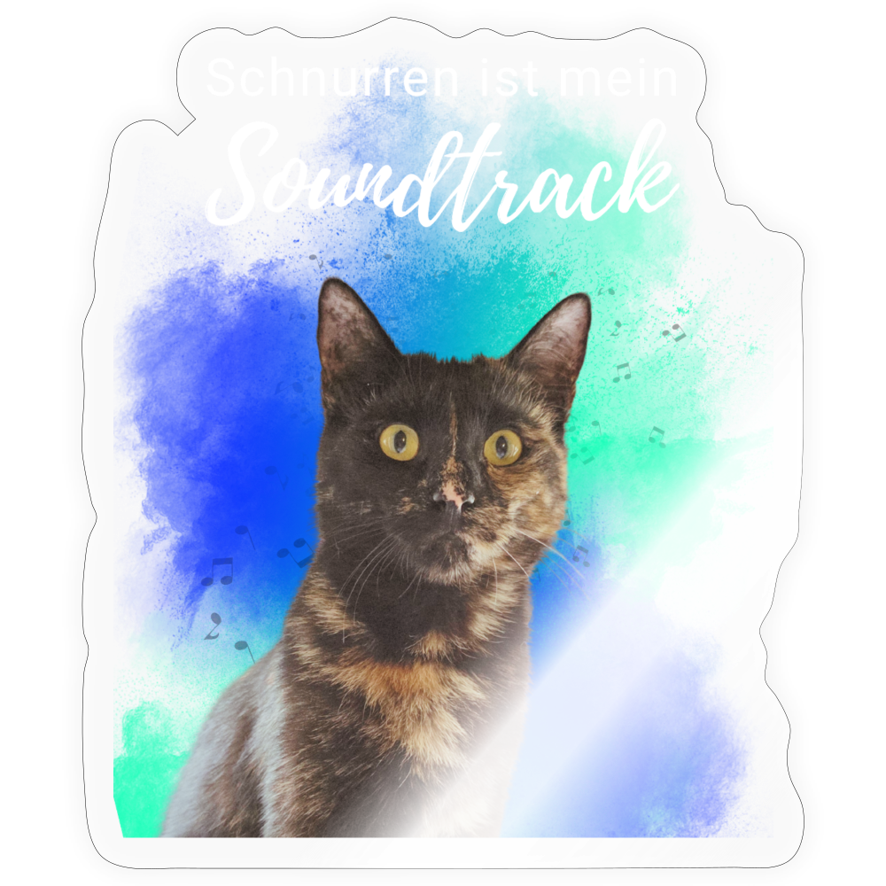 Nala´s Sticker Schnurren ist mein Soundtrack White Edition - LiNBW.