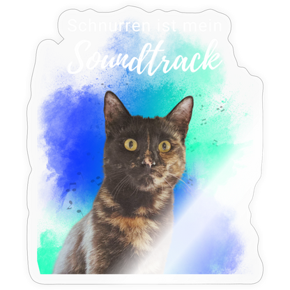 Nala´s Sticker Schnurren ist mein Soundtrack White Edition - LiNBW.