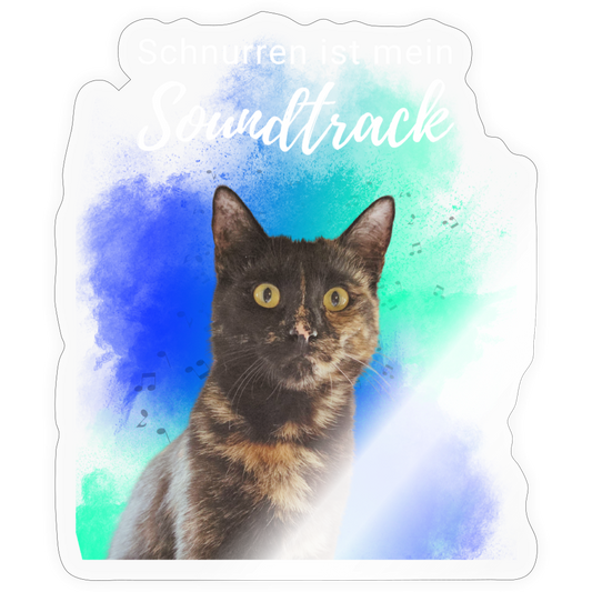 Nala´s Sticker Schnurren ist mein Soundtrack White Edition - LiNBW.