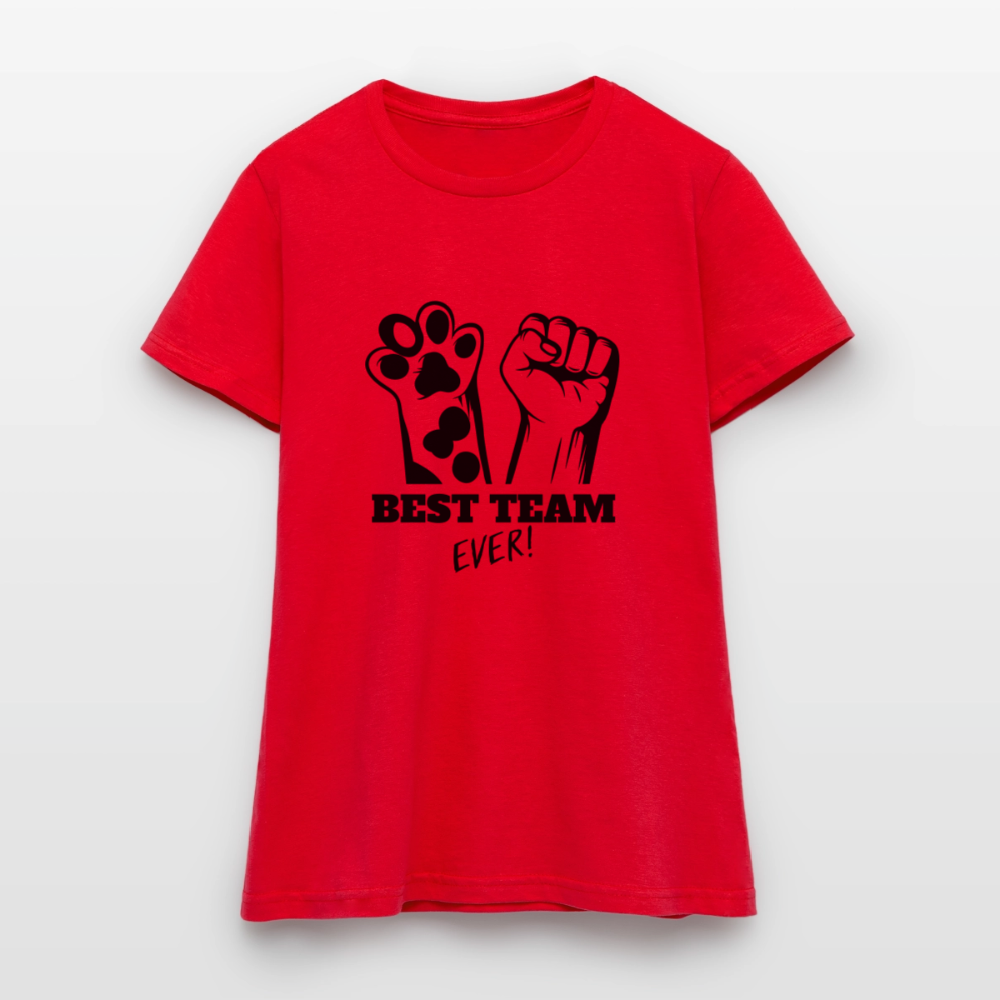 Best Team Ever T-Shirt Black Edition - Rot