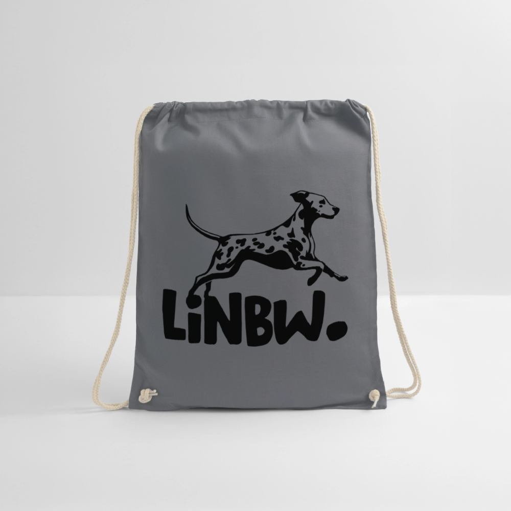 LiNBW. Turnbeutel Black Edition - Grau