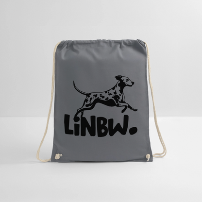 LiNBW. Turnbeutel Black Edition - Grau
