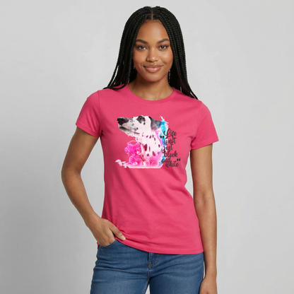 Boa's T-Shirt Splash Black Edition Life is not just black and white - Azalea