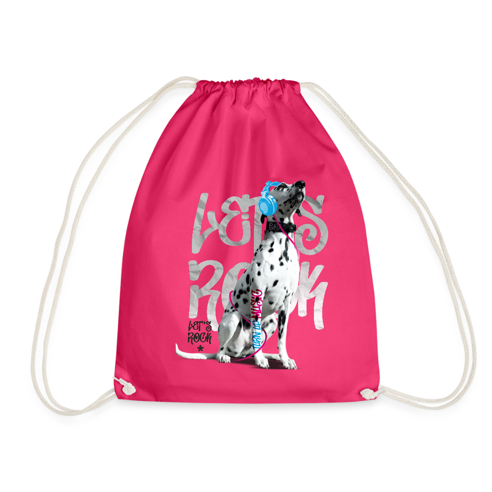 Boa´s Turnbeutel Let´s Rock - Fuchsia