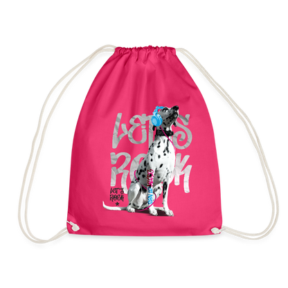 Boa´s Turnbeutel Let´s Rock - Fuchsia