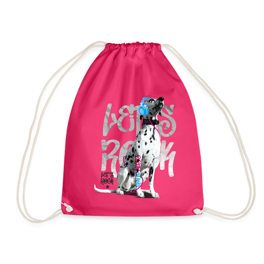 Boa´s Turnbeutel Let´s Rock - Fuchsia
