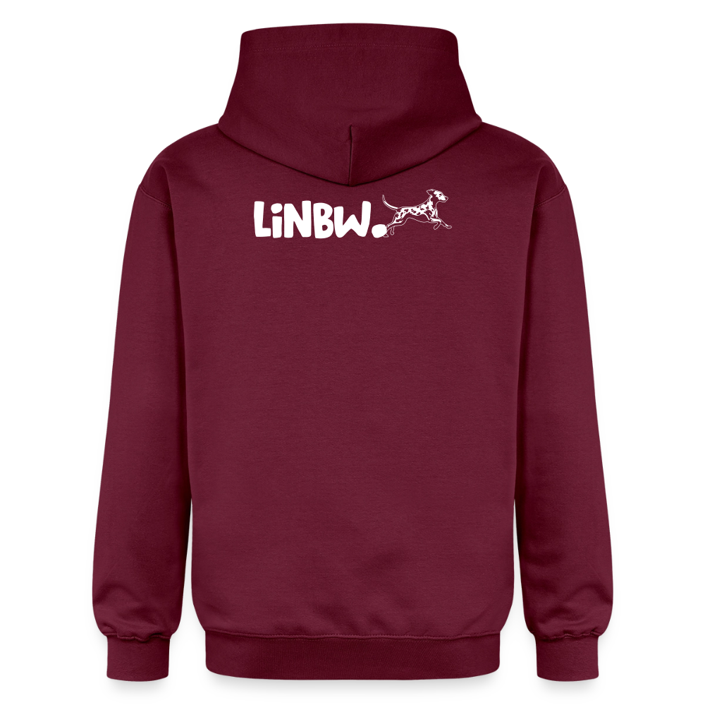 Life is not just black and white Hoodie White Edition - Maroon