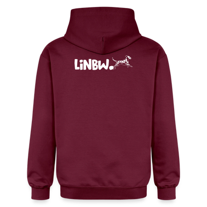 Life is not just black and white Hoodie White Edition - Maroon