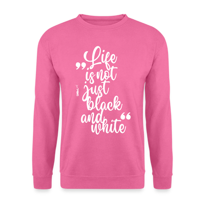 Life is not just black and white Classic Pullover White Edition - LiNBW.