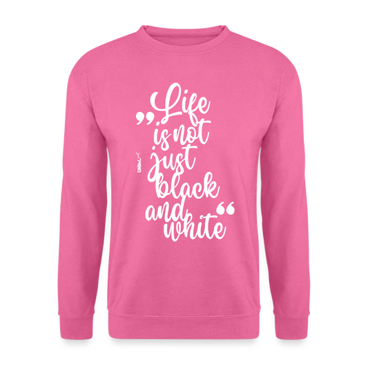 Life is not just black and white Classic Pullover White Edition - LiNBW.