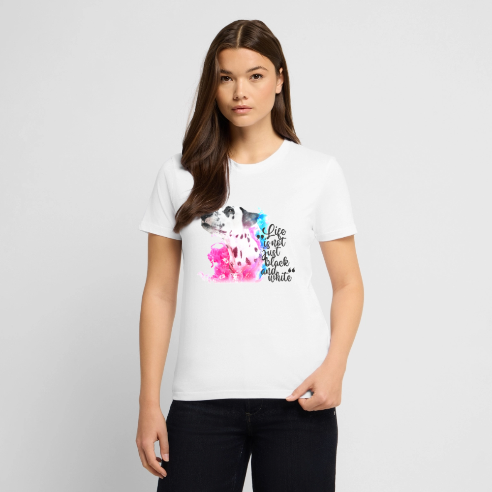 Boa's Unisex T-Shirt Premium Splash Black Edition Life is not just black and white - LiNBW.