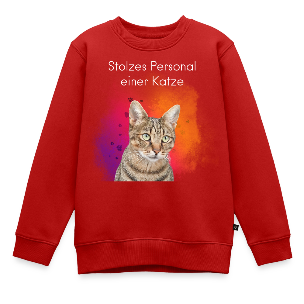 Pedro's Pullover Stolzes Personal einer Katze White Edition - LiNBW.