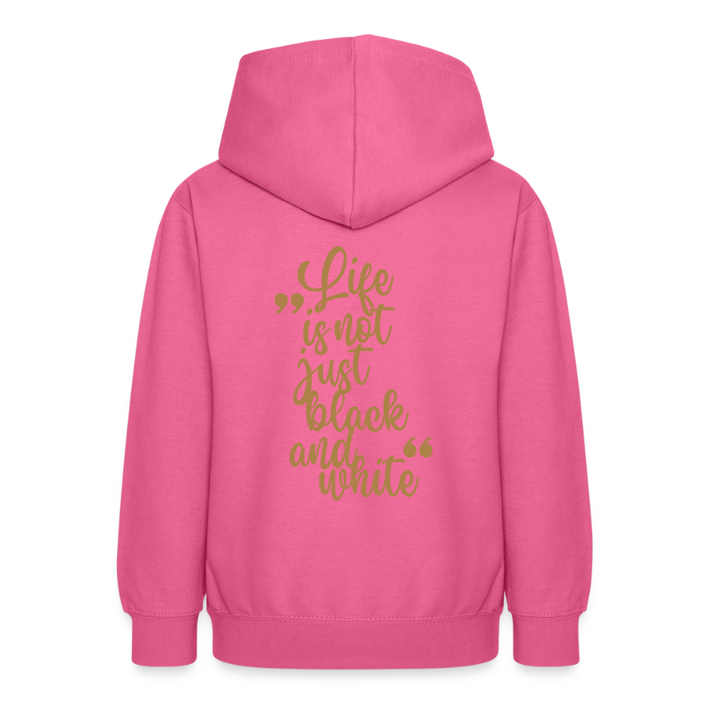 LiNBW. Crew Hoodie Life is not just black and white Edition Brown - LiNBW.