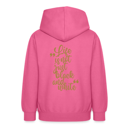 LiNBW. Crew Hoodie Life is not just black and white Edition Brown - LiNBW.
