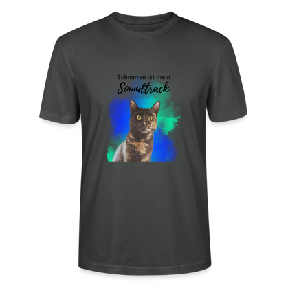 Nala's Unisex T-Shirt Premium Schnurren ist mein Soundtrack Black Edition - Anthrazit
