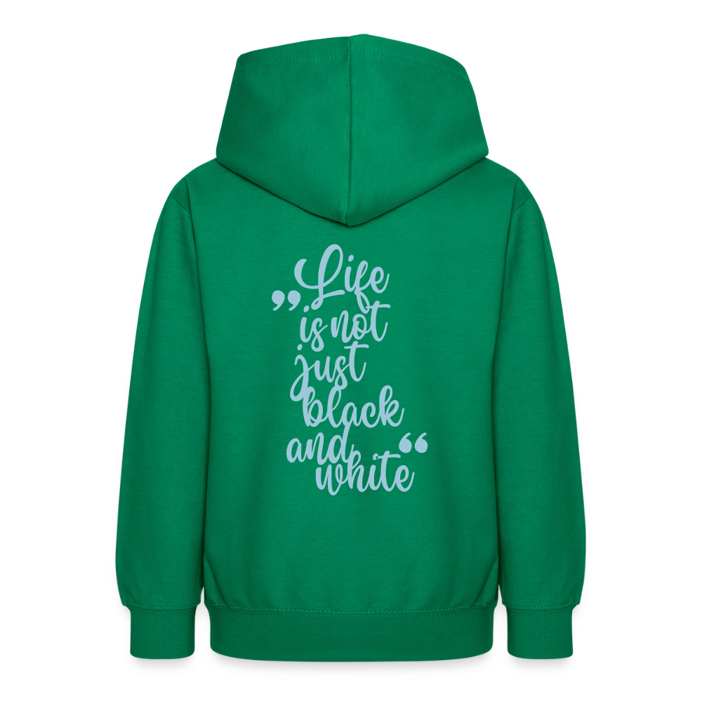 LiNBW. Crew Hoodie Life is not just black and white Edition Blue - LiNBW.
