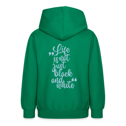 LiNBW. Crew Hoodie Life is not just black and white Edition Blue - LiNBW.