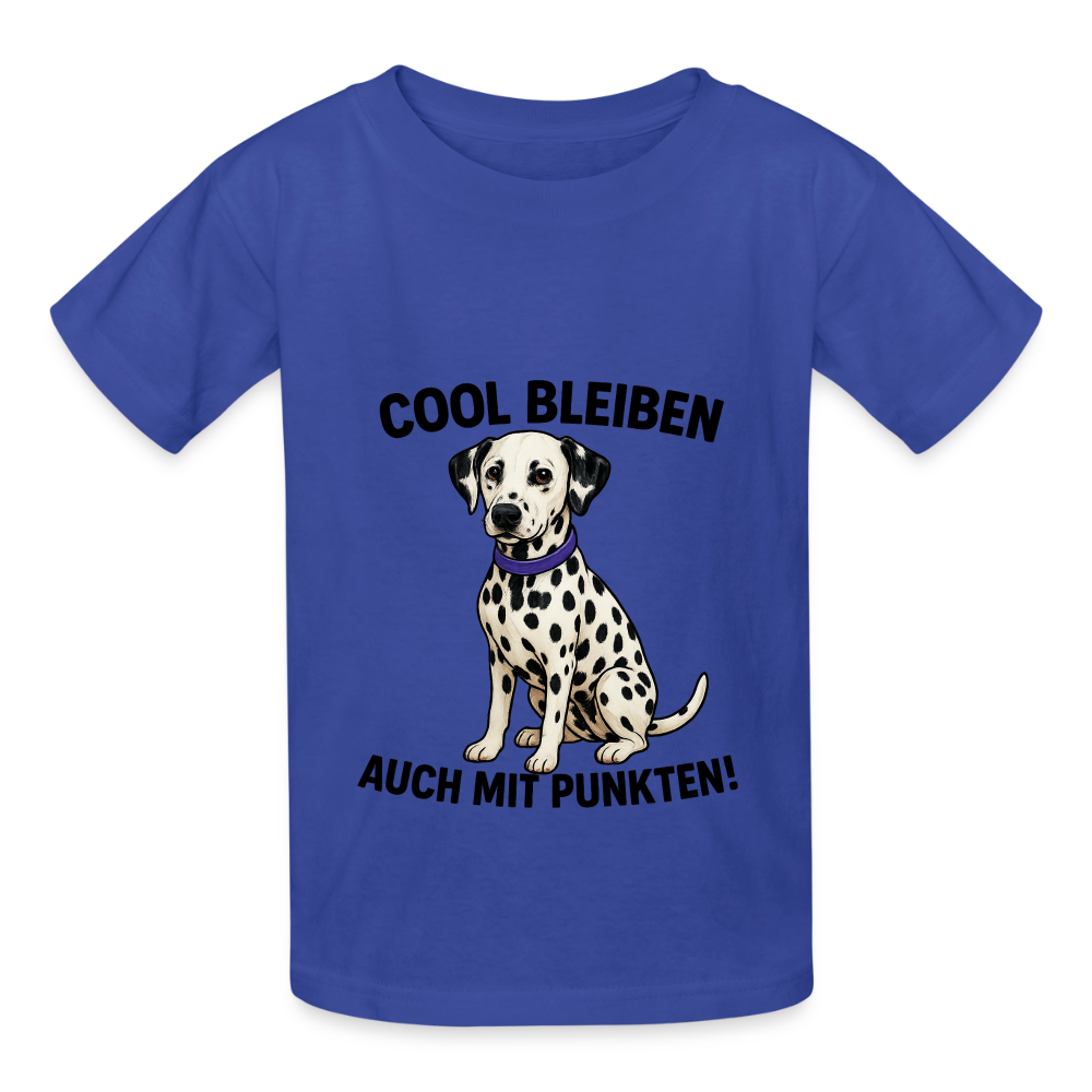Davina's T-Shirt Cool bleiben auch mit Punkten - Royalblau
