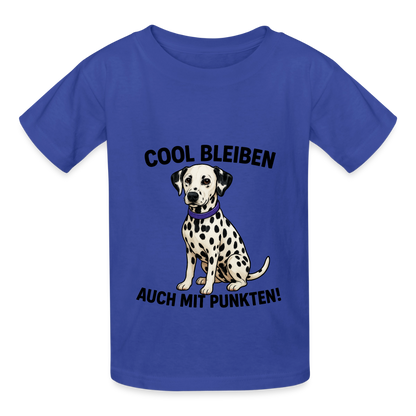 Davina's T-Shirt Cool bleiben auch mit Punkten - Royalblau