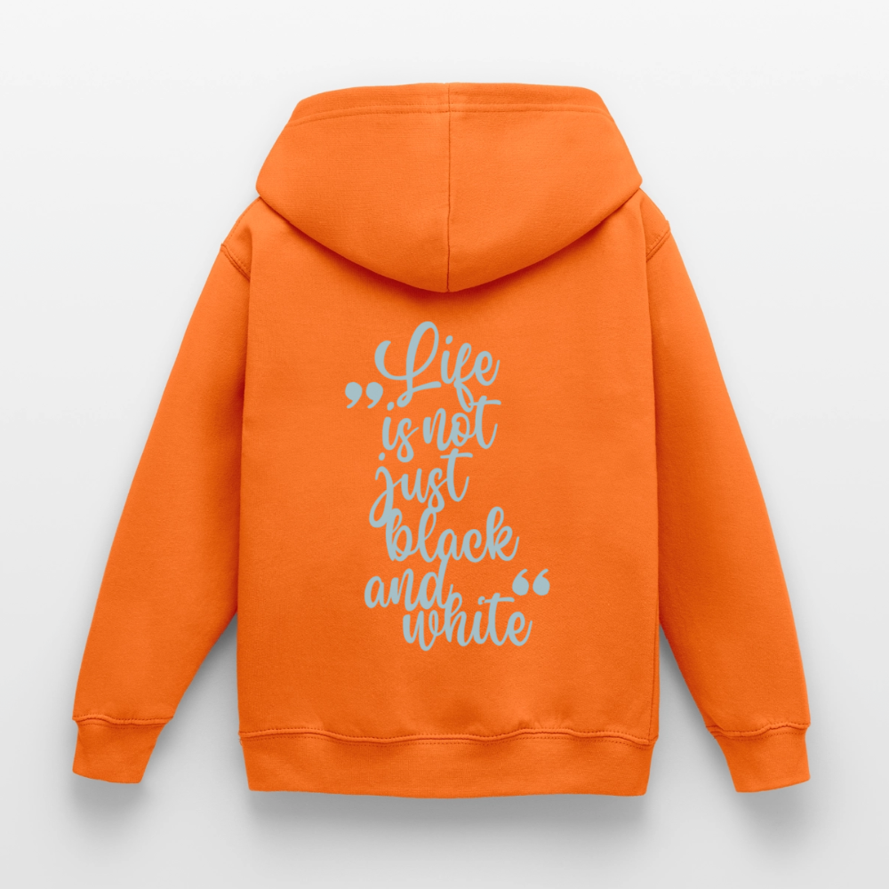 LiNBW. Crew Hoodie Life is not just black and white Edition Blue - LiNBW.