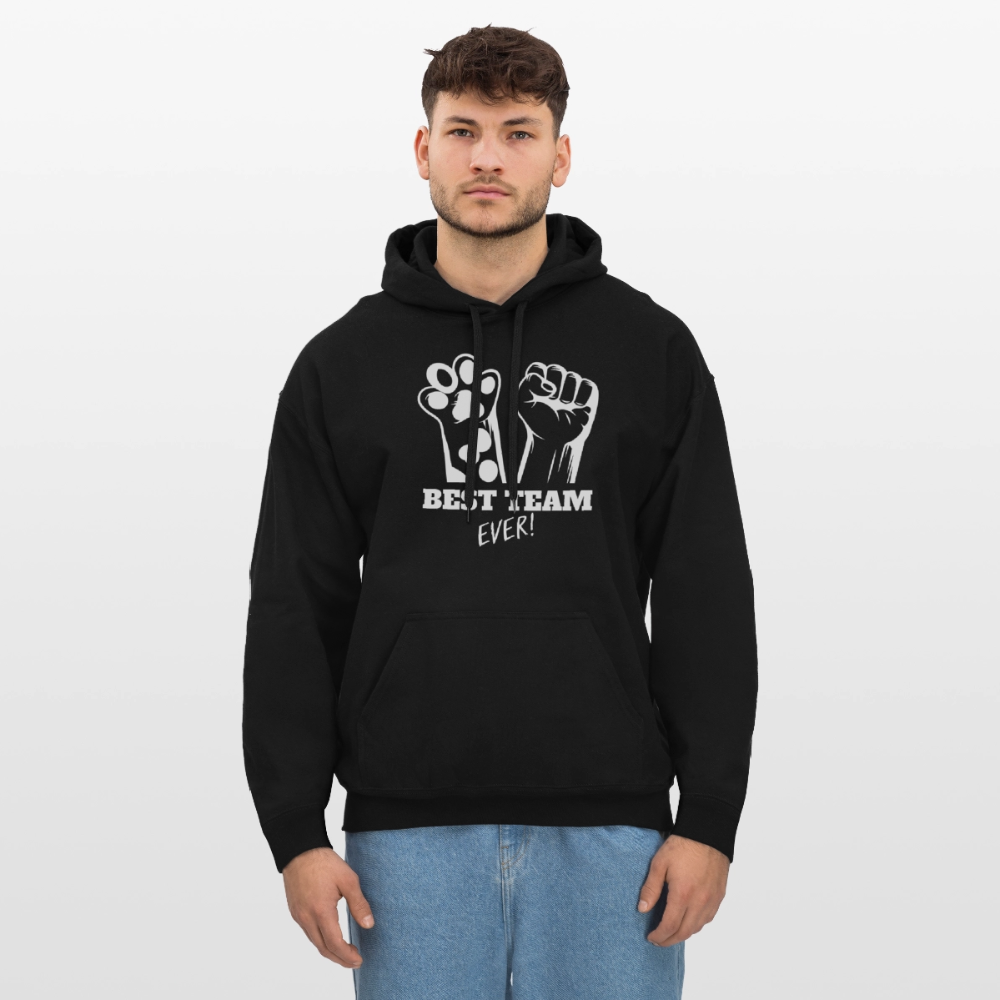 Best Team Ever Hoodie White Edition - Schwarz